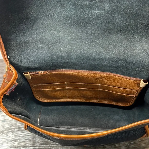 Vintage Dooney & Bourke Black and Brown Bag